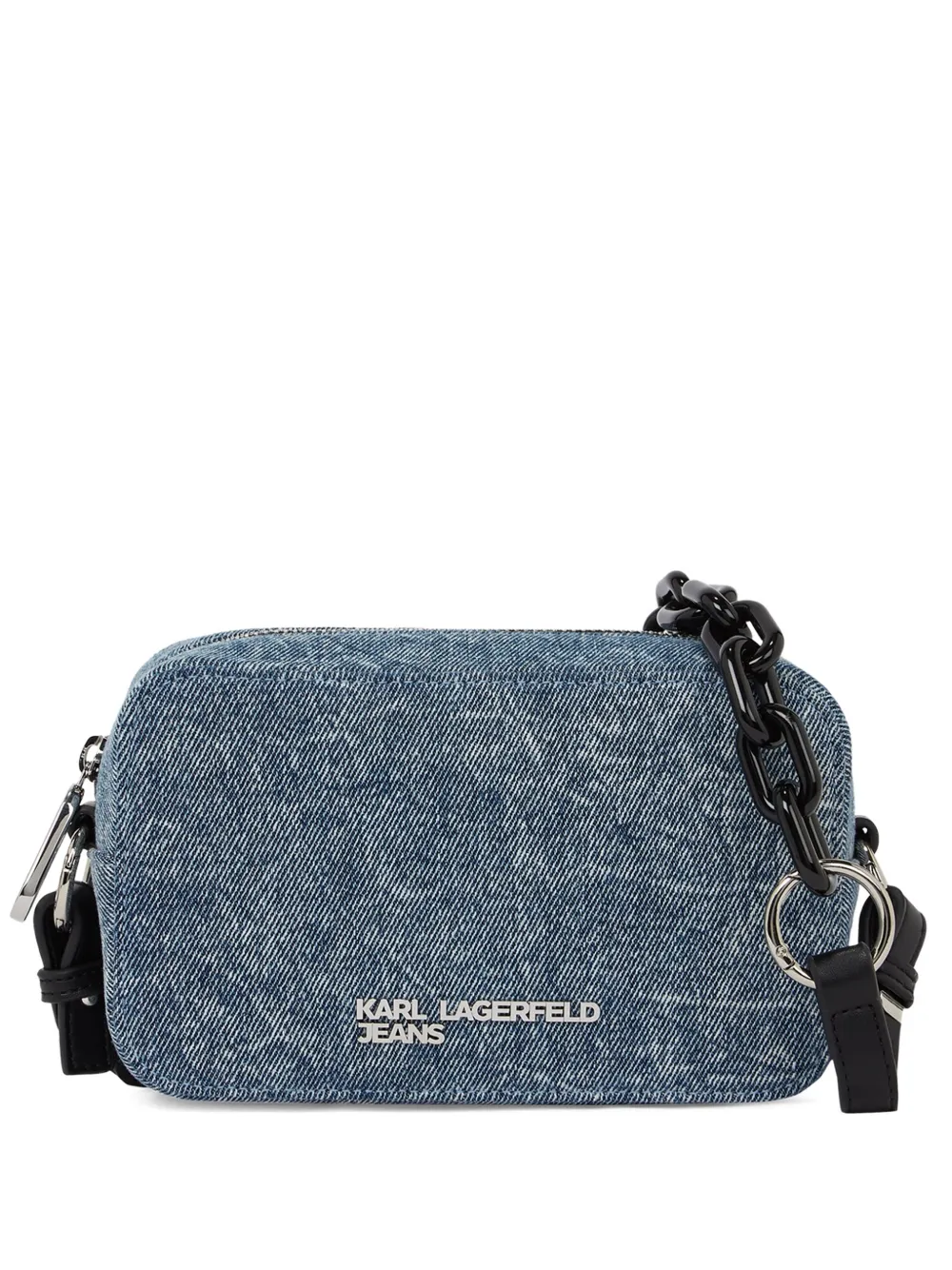 Karl Lagerfeld Jeans Borsa a tracolla Camera con catena - Blu