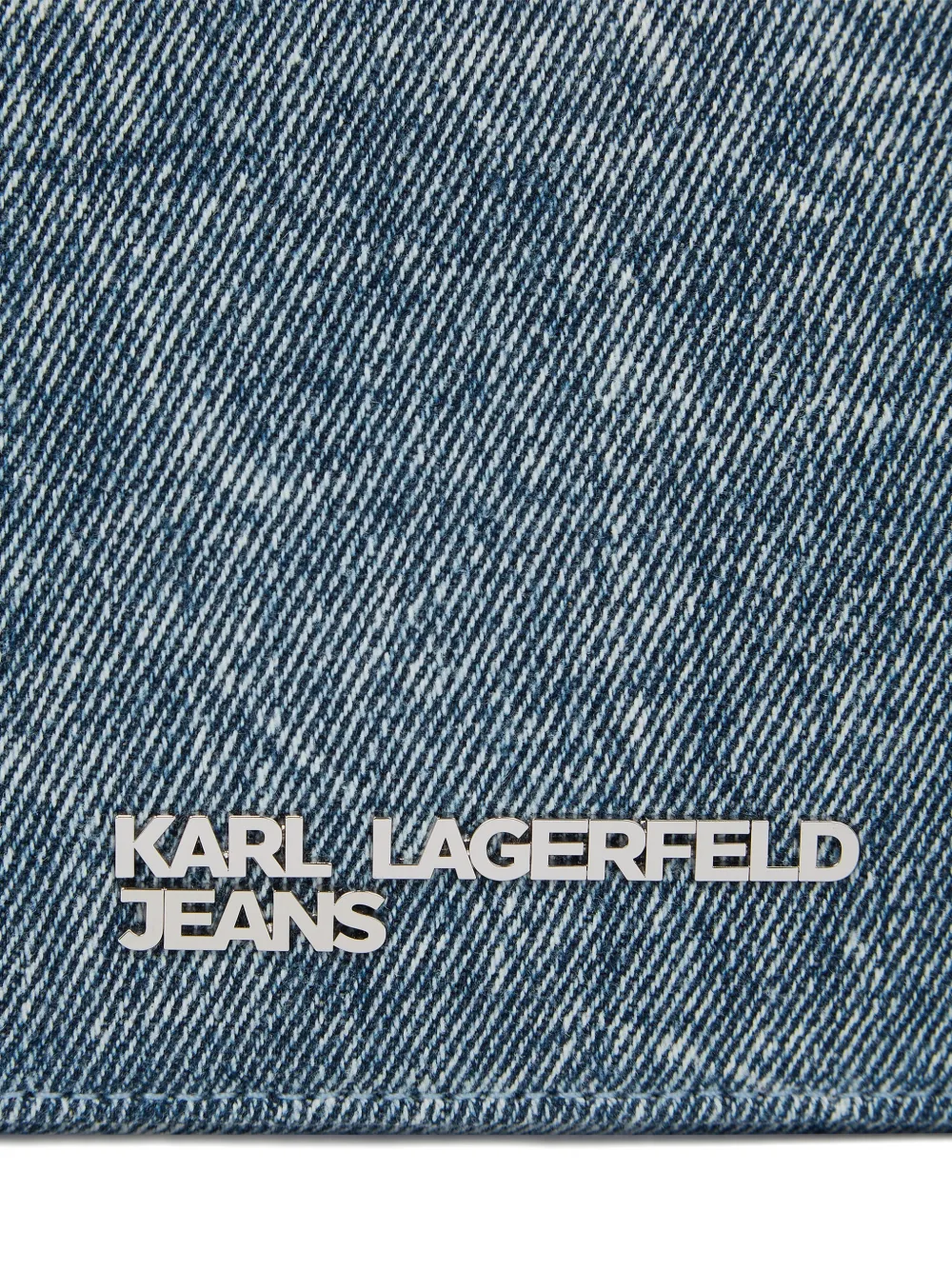 Karl Lagerfeld Jeans Crossbodytas met kettinghengsel Blauw