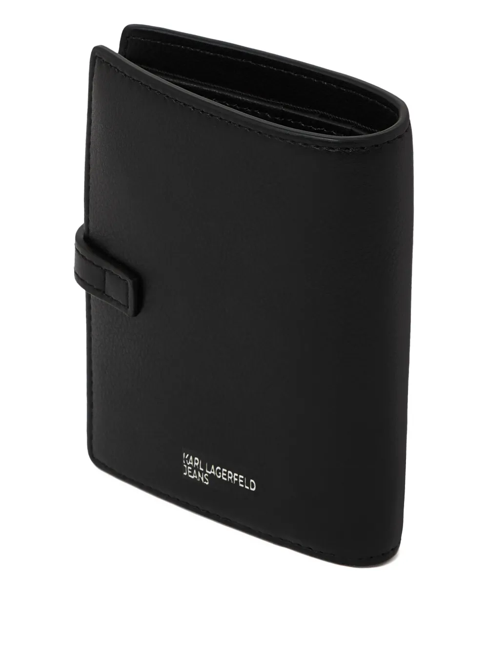  Karl Lagerfeld Jeans Logo-plaque Bifold Wallet - Black 