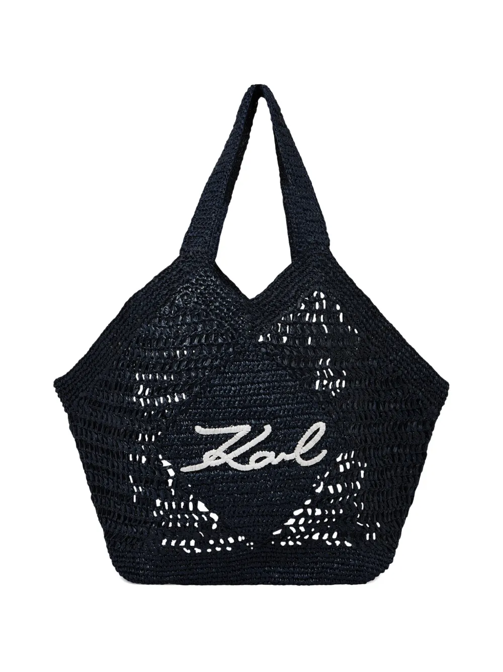 Karl Lagerfeld Große Signature Strandtasche - Blau