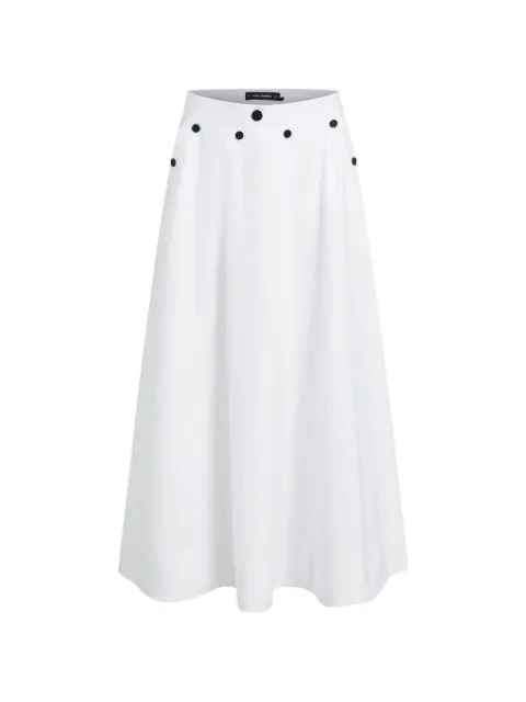 Karl Lagerfeld button midi skirt