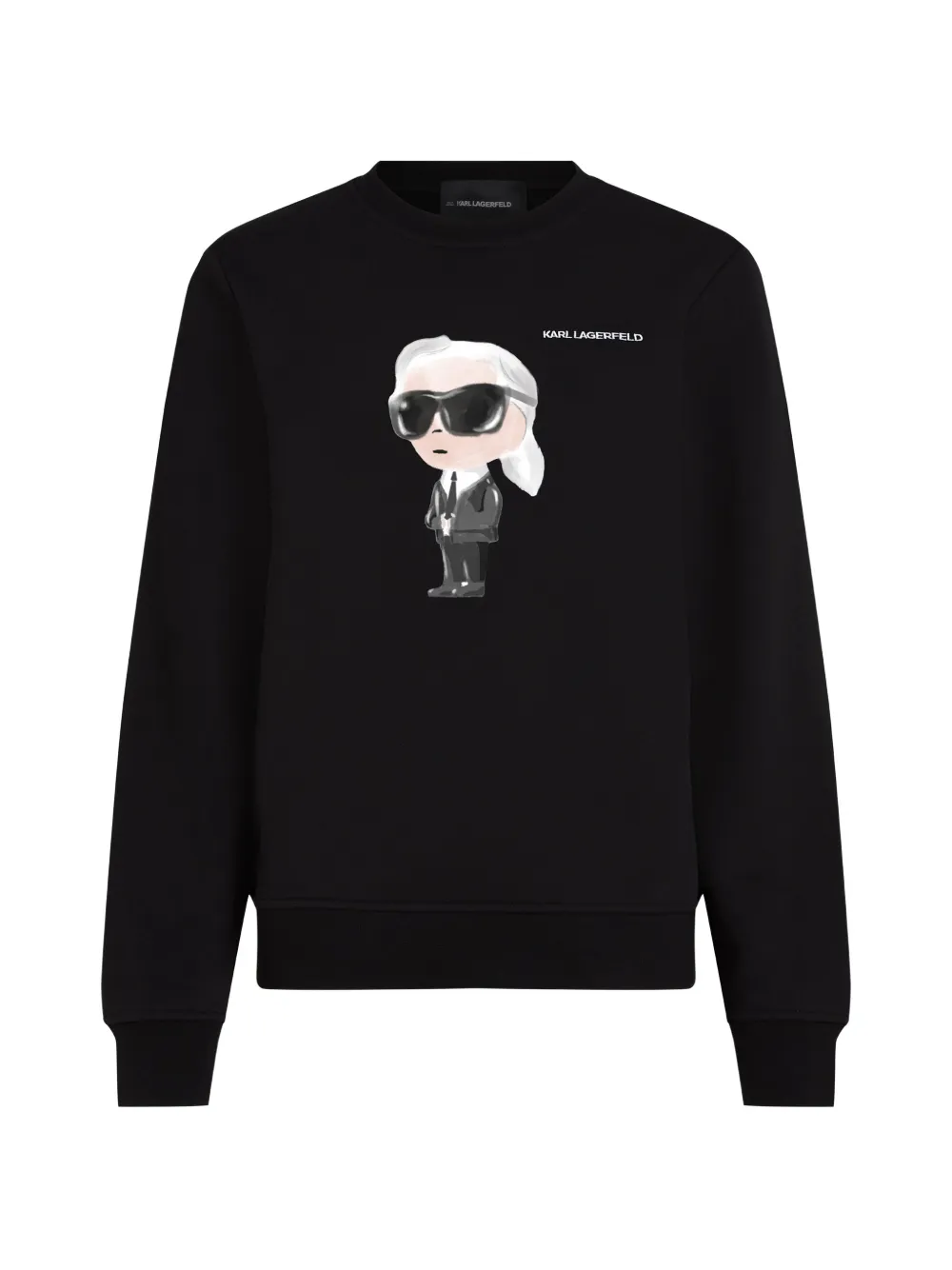 Karl Lagerfeld Felpa Ikon Aquarelle - Nero