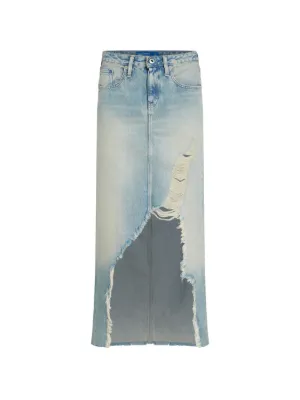 スカート OTTOLINGER wrap denim skirt / 2021ss Ottolinger Denim Wrap Midi Skirt | Black | FARFETCH
