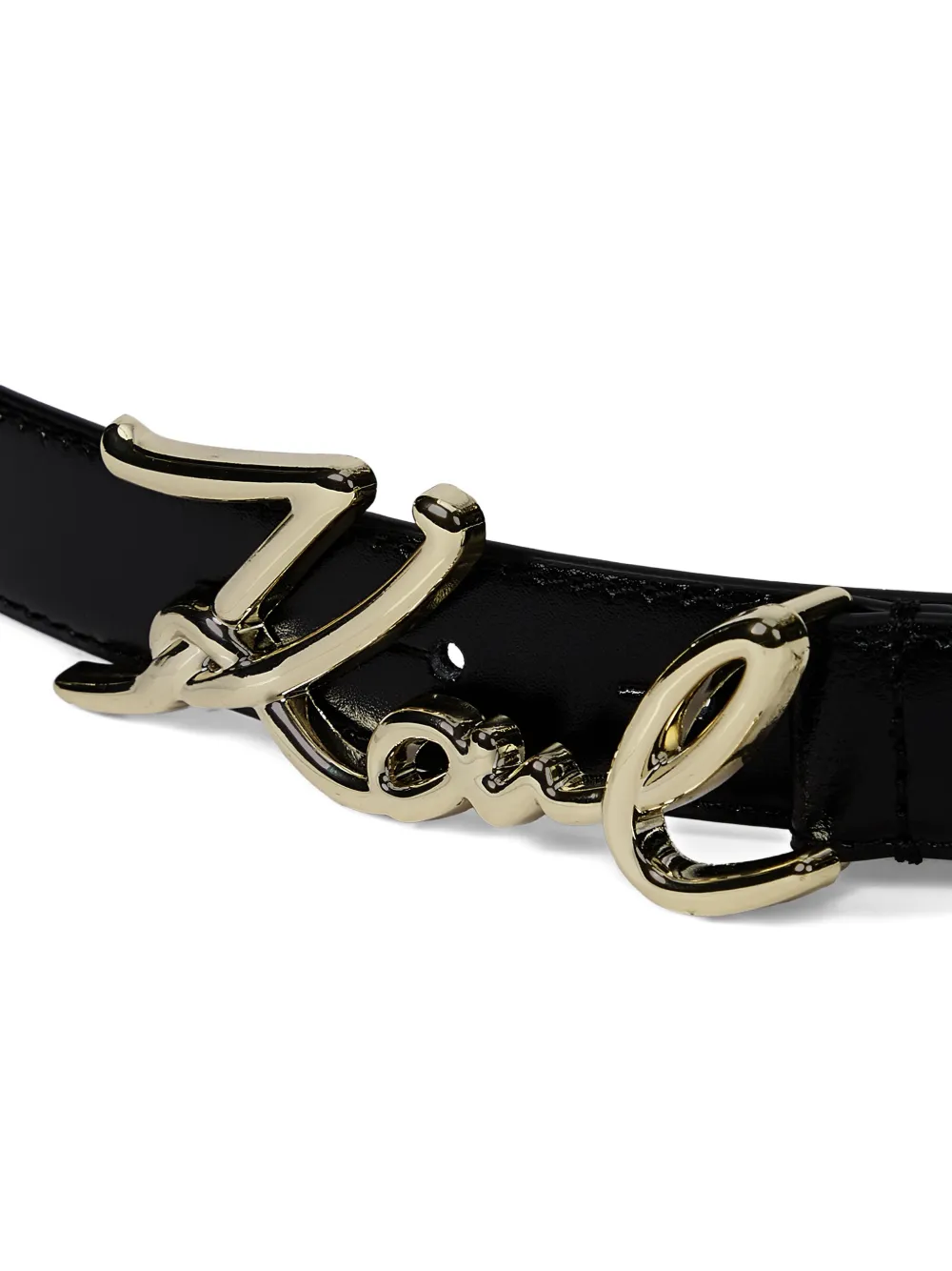 Karl Lagerfeld K Signature leren tas Zwart