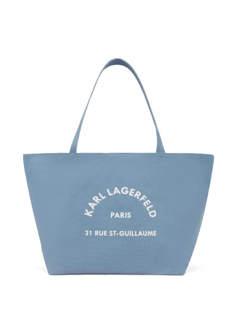 Karl Lagerfeld sac cabas Rue St Guillaume en toile