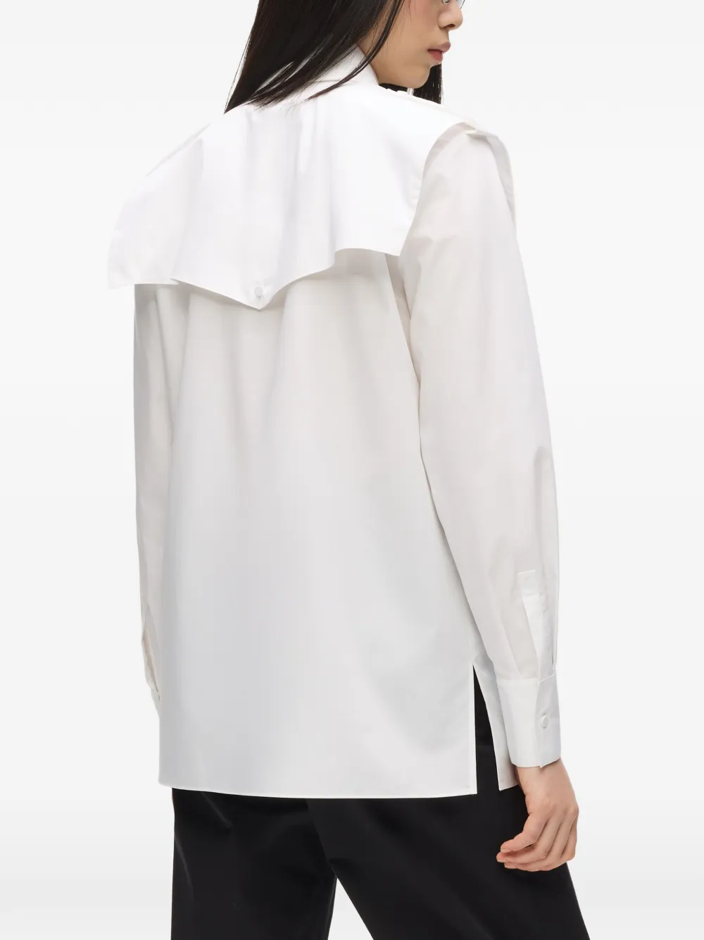 Karl Lagerfeld Archive popeline blouse Wit