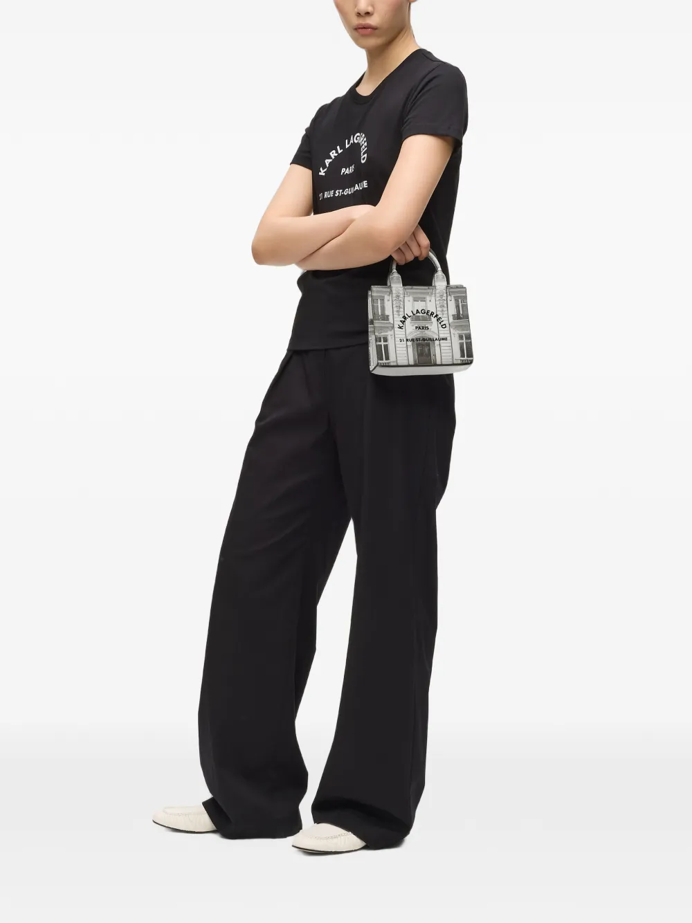Karl Lagerfeld Exclusive Maison de Karl mini-shopper Grijs