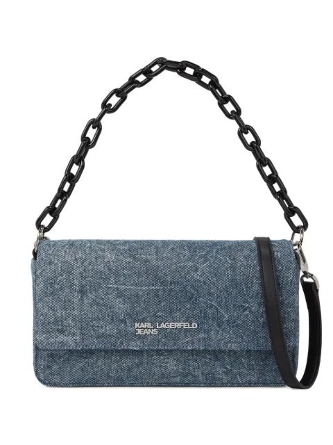 chain top-handle crossbody bag