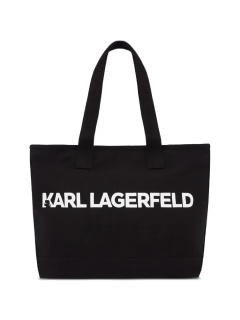 Karl Lagerfeld logo-detail tote bag