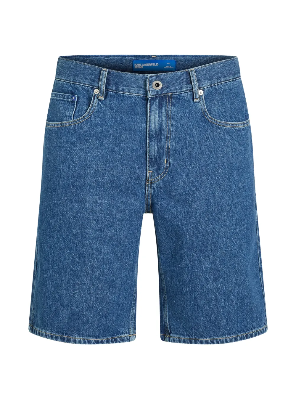 Karl Lagerfeld Jeans Shorts im Five-Pocket-Design - Blau