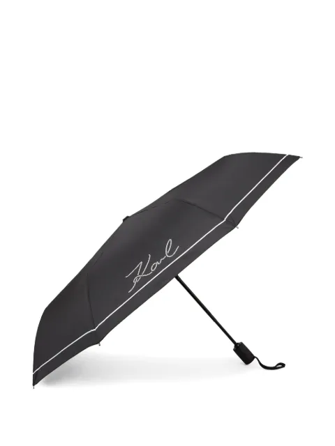 Karl Lagerfeld small K/Signature rope umbrella