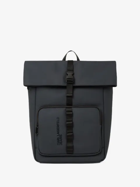 Karl Lagerfeld Jeans mochila con tope vuelto