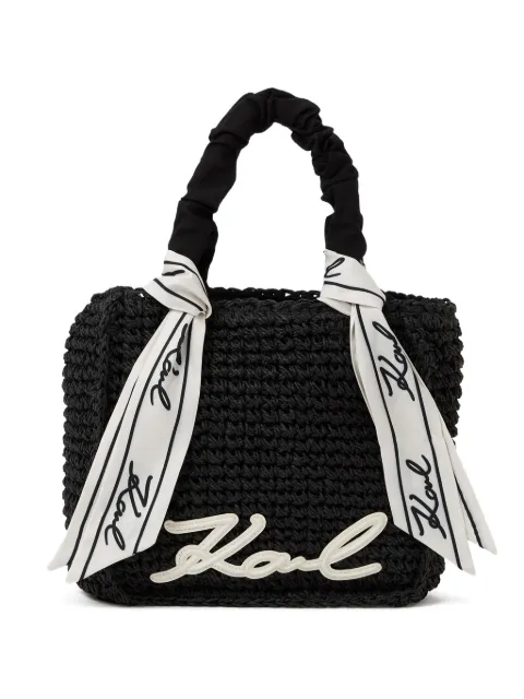 Karl Lagerfeld bolso de playa con pañuelo