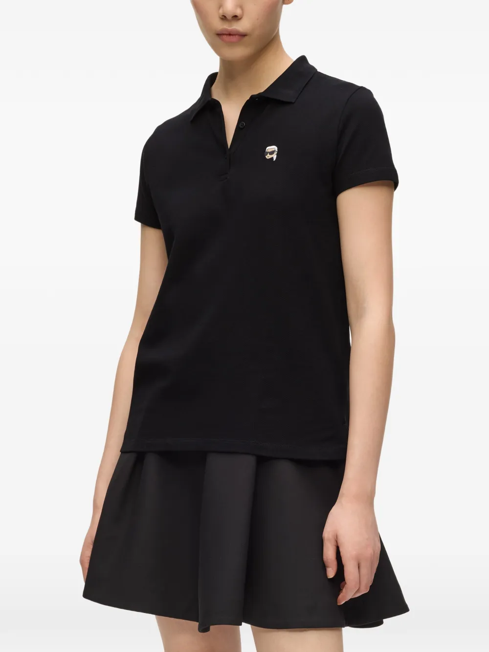 Karl Lagerfeld Ikonik polotop Zwart