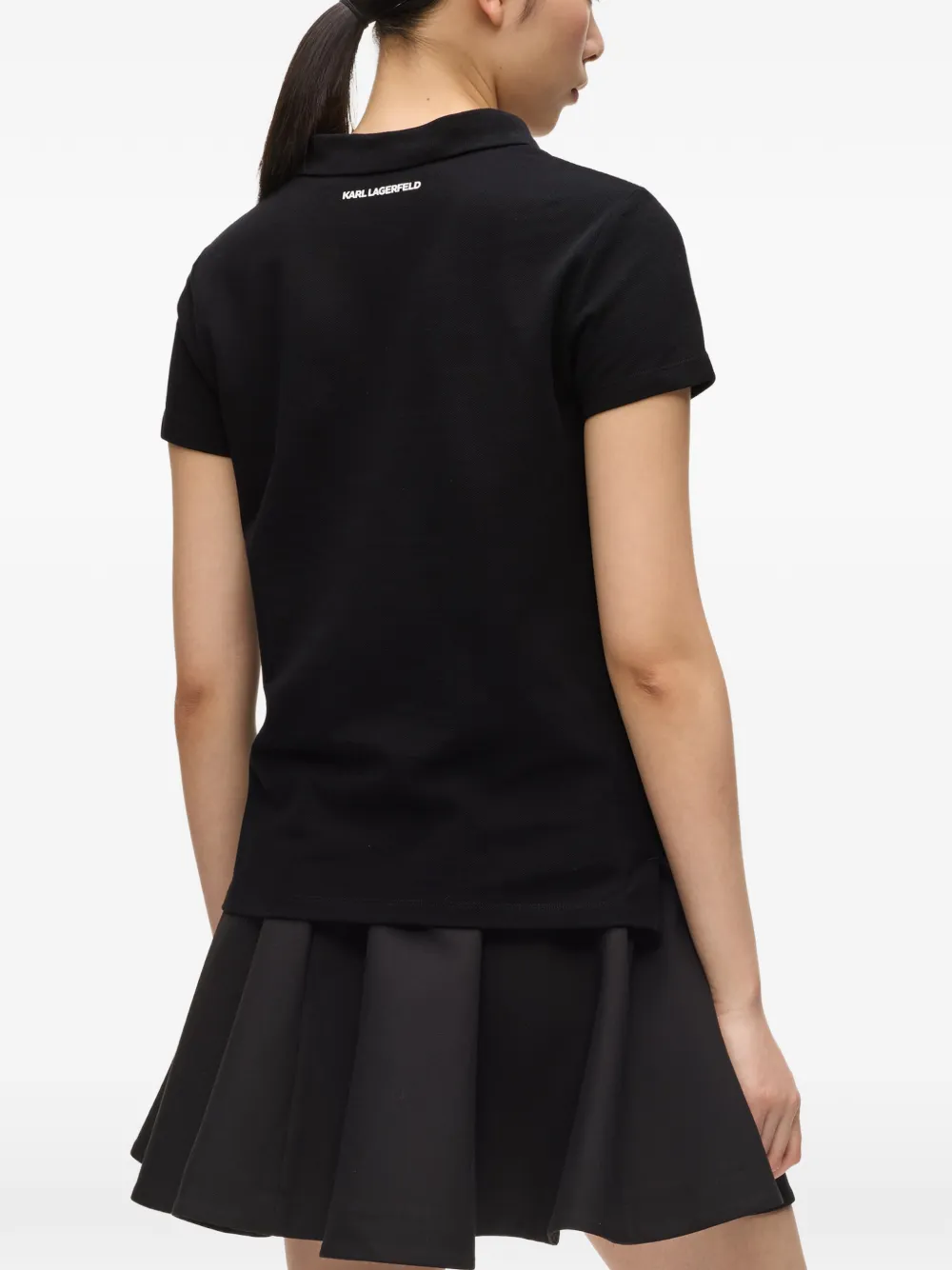 Karl Lagerfeld Ikonik polotop Zwart