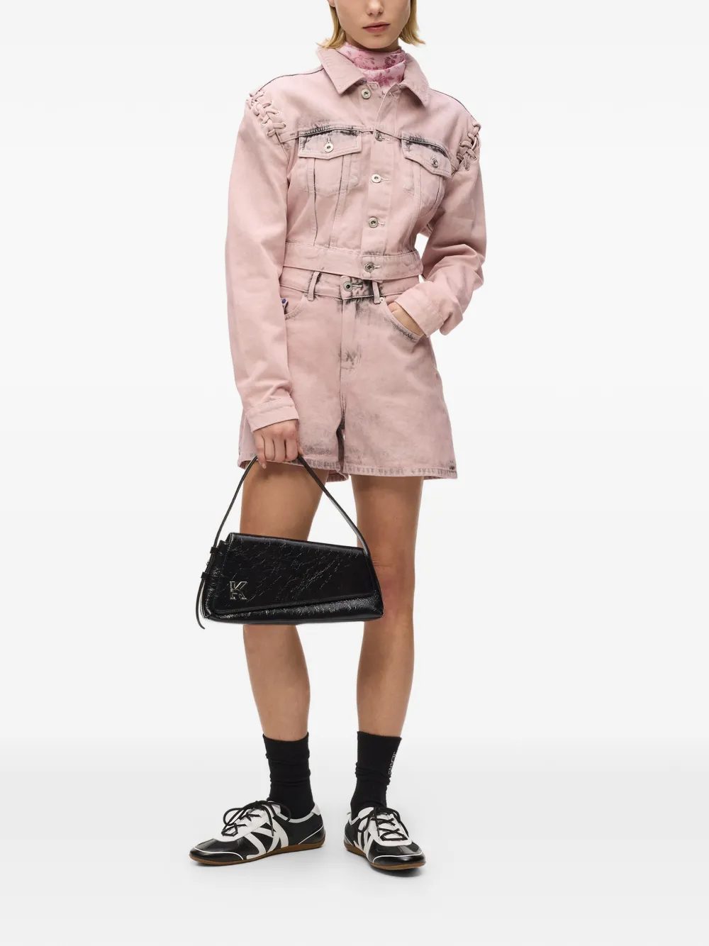 Karl Lagerfeld Jeans Jack met lange mouwen Roze