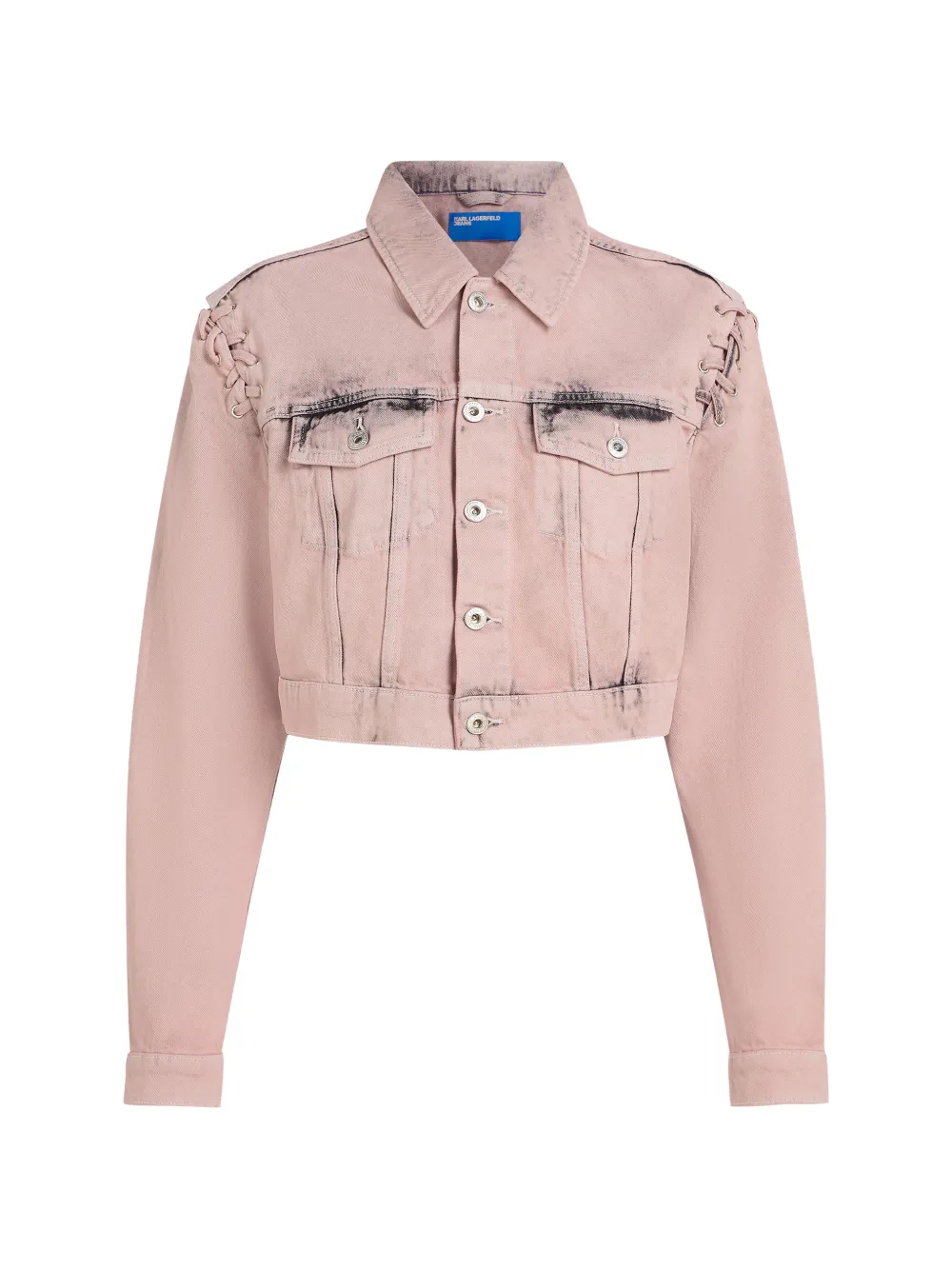 Karl Lagerfeld Jeans Jacke mit langen Ärmeln - Rosa