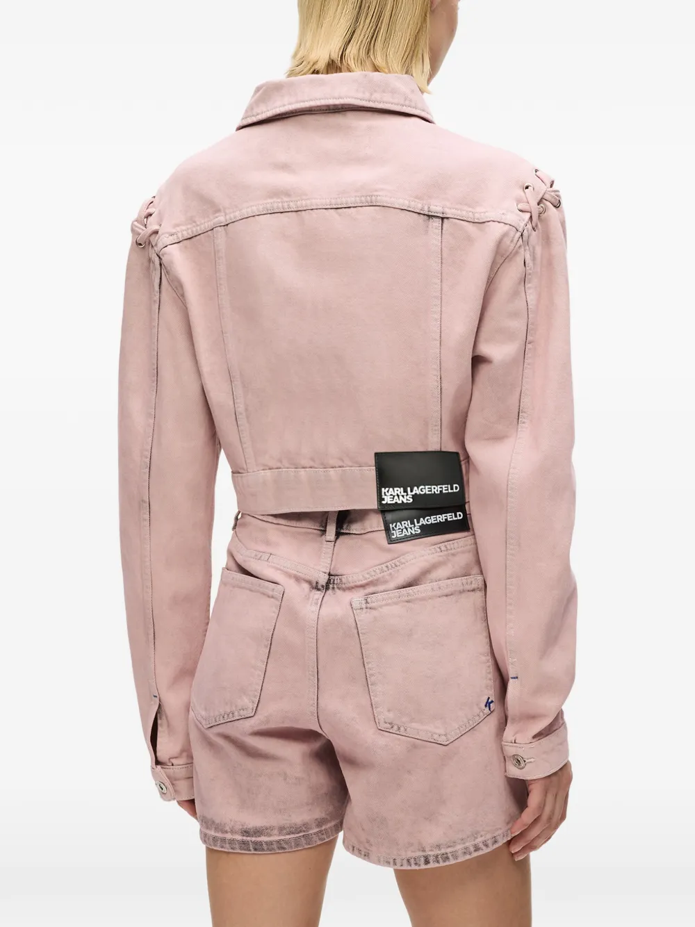 Karl Lagerfeld Jeans Jack met lange mouwen Roze