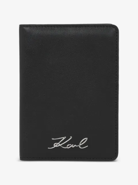 Karl Lagerfeld K/Signature passport wallet