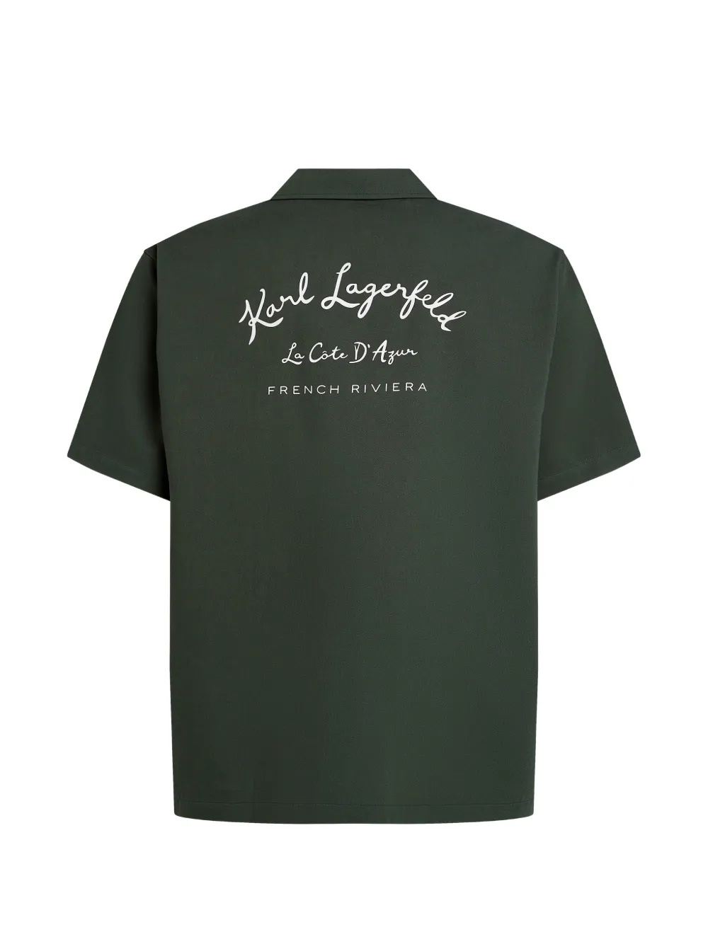 Karl Lagerfeld Côte D`Azur short-sleeve Shirt | Green | FARFETCH AO