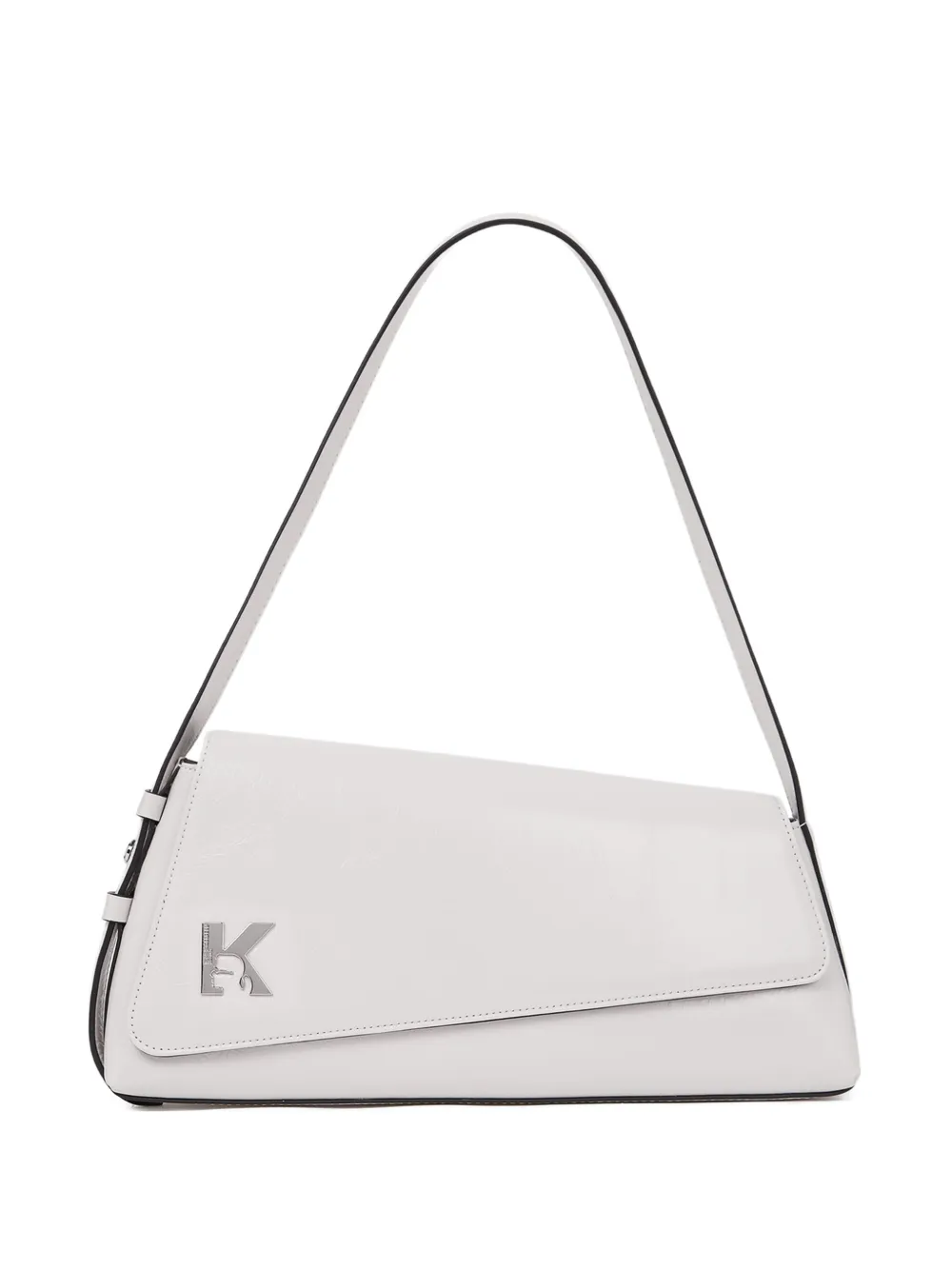 Karl Lagerfeld Jeans Borsa a spalla Geo in pelle - Bianco