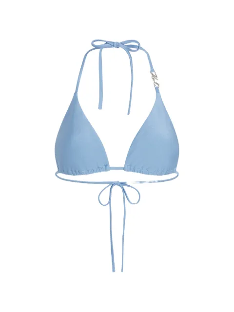 Karl Lagerfeld triangle tie bikini top