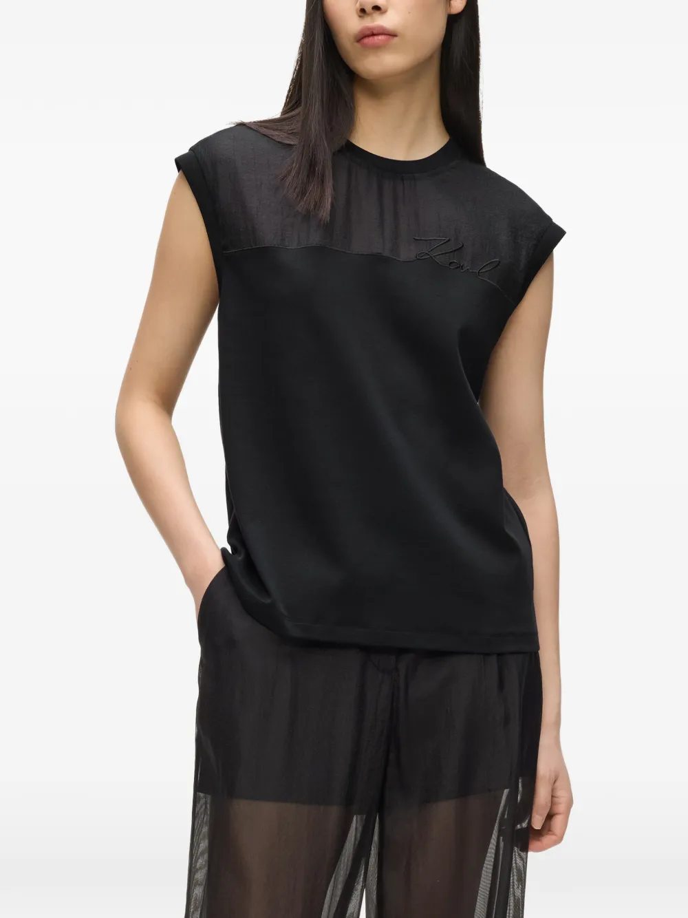 signature-detail tank top