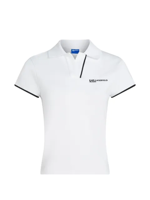 Karl Lagerfeld Jeans slim-fit logo polo top