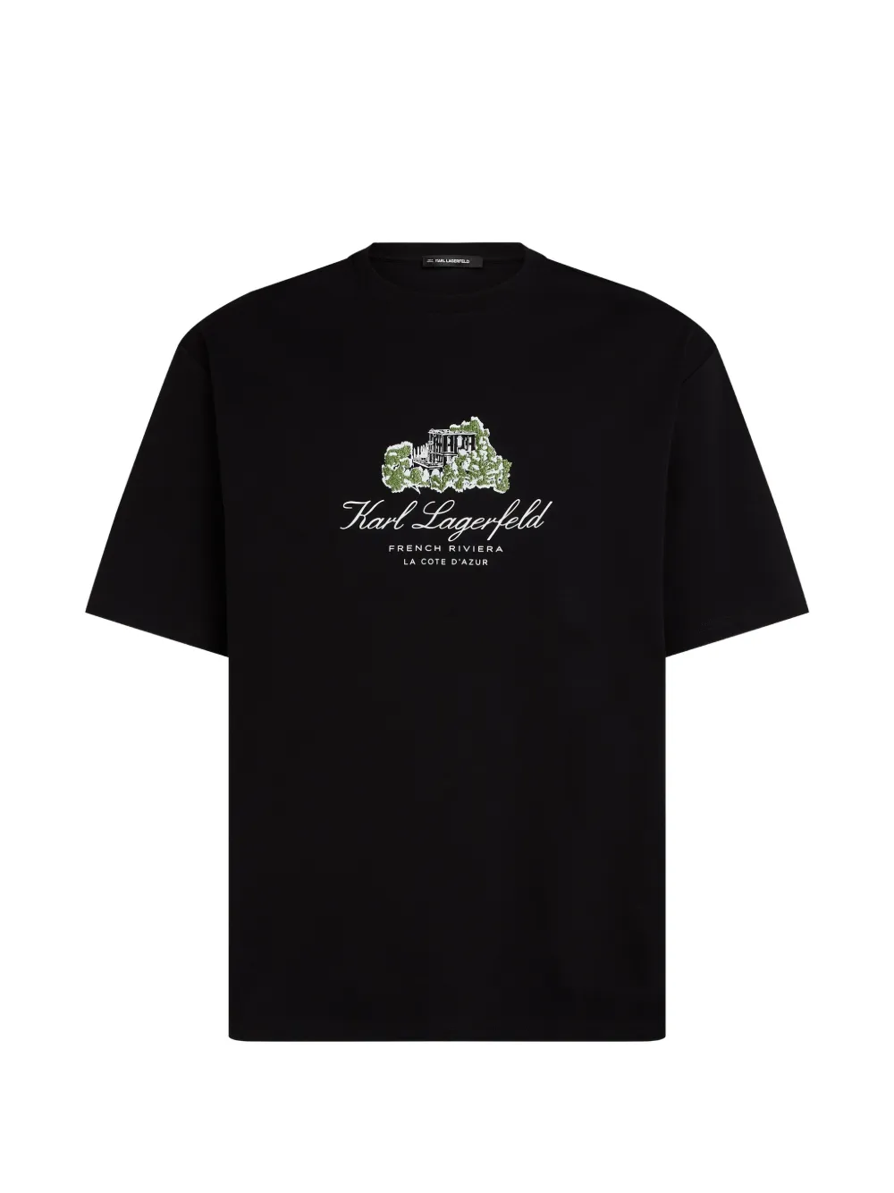 Karl Lagerfeld T-shirt Villa La Vigie - Nero