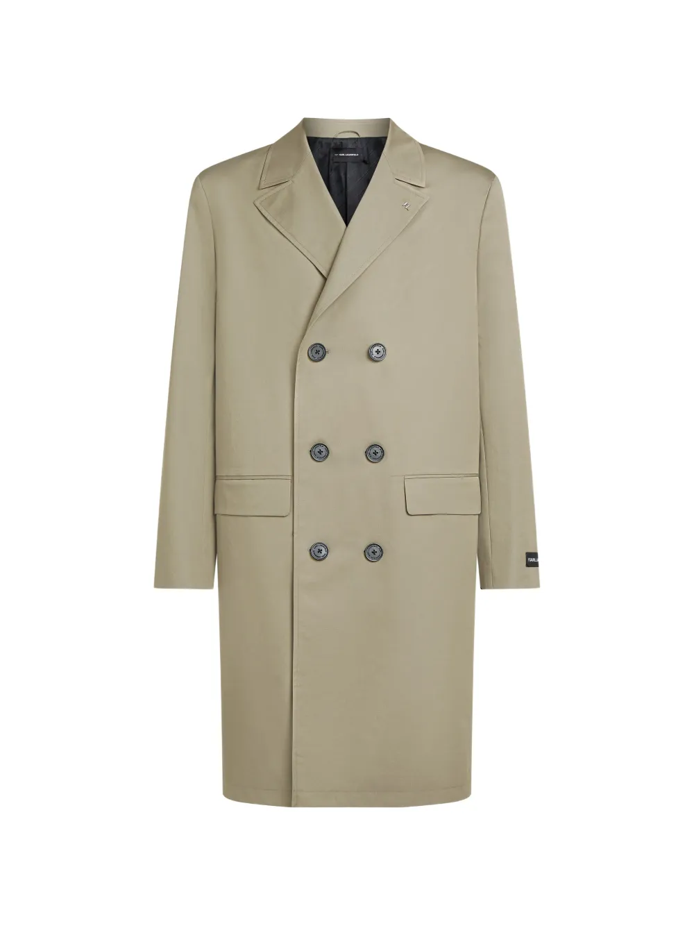 Karl Lagerfeld Doppelreihiger Mantel - Nude