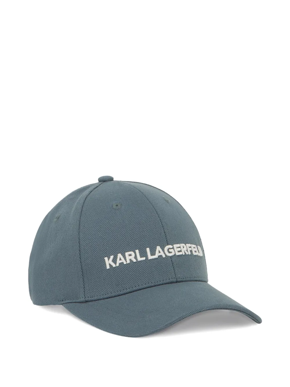 Karl Lagerfeld Cappello da baseball con ricamo - Blu