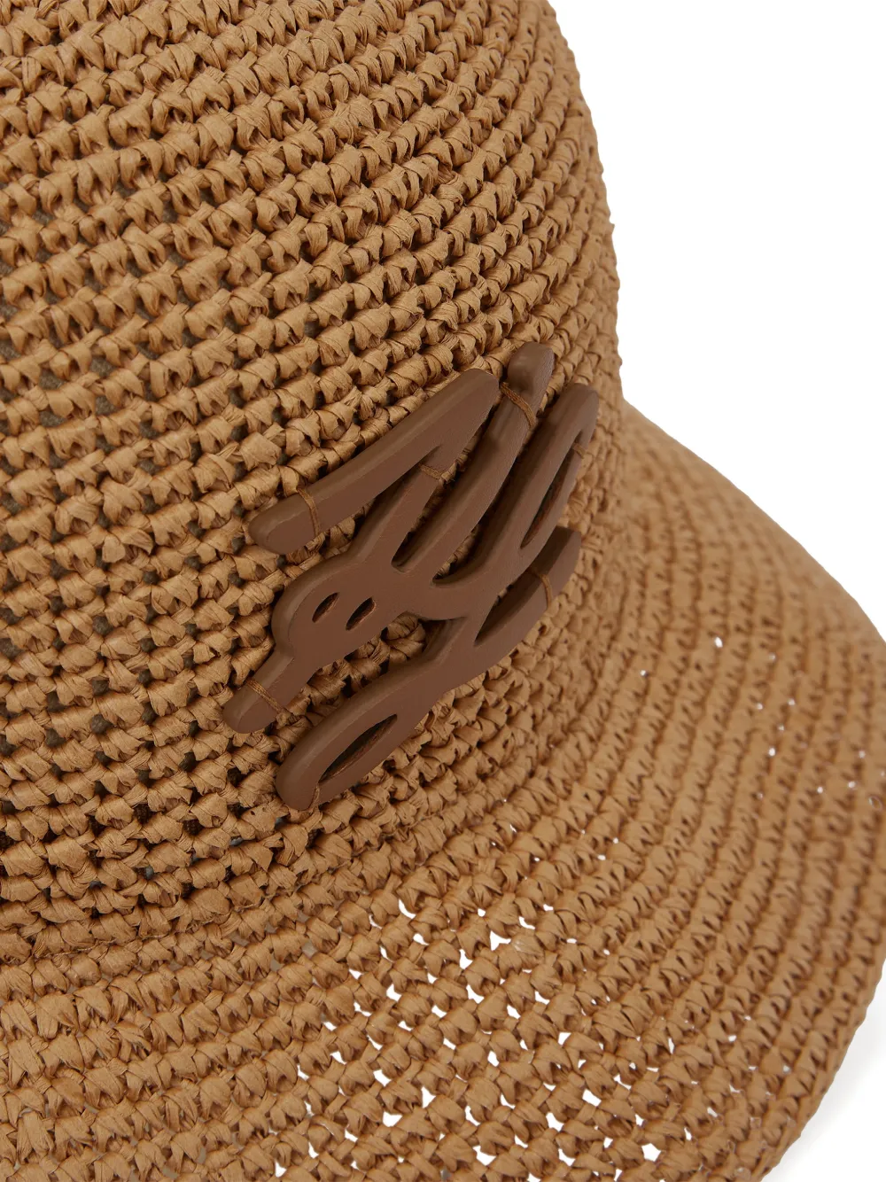 Karl Lagerfeld K Autograph gehaakte hoed Beige