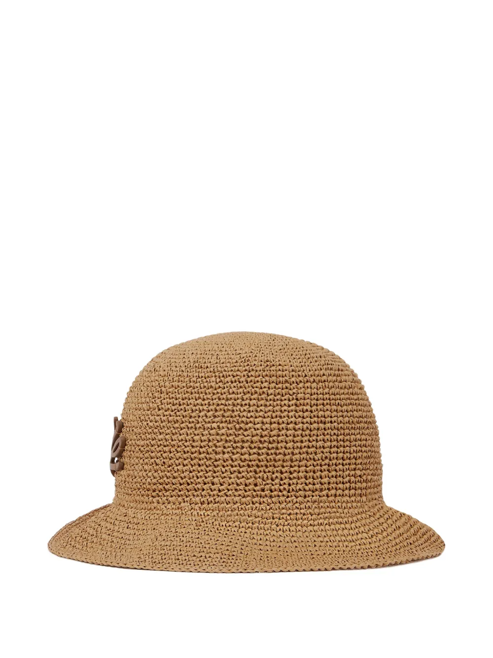 Karl Lagerfeld K Autograph gehaakte hoed Beige