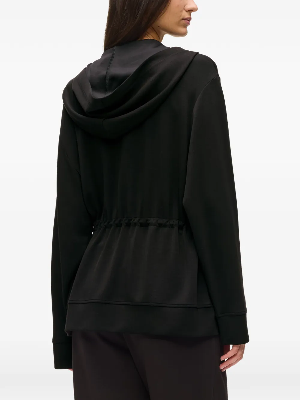 Karl Lagerfeld Rue St-Guillaume hoodie met rits Zwart