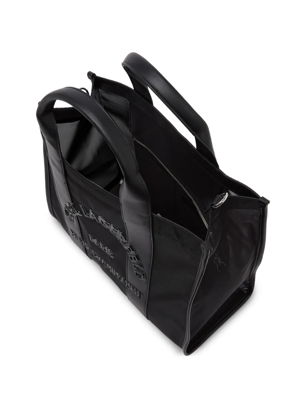 Karl Lagerfeld Medium Rue St-Guillaume shopper met mesh Zwart