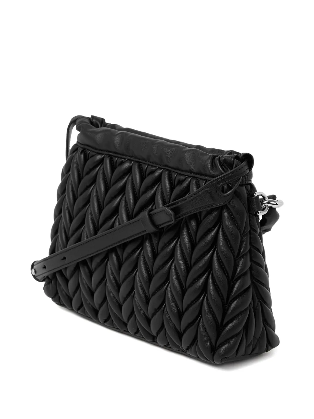 Karl Lagerfeld K Weave kleine crossbodytas Zwart