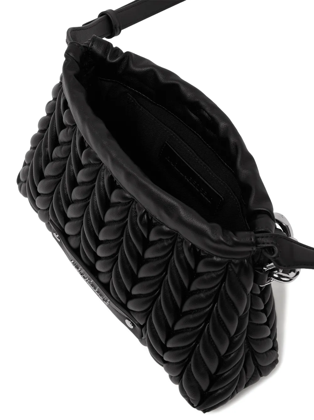 Karl Lagerfeld K Weave kleine crossbodytas Zwart