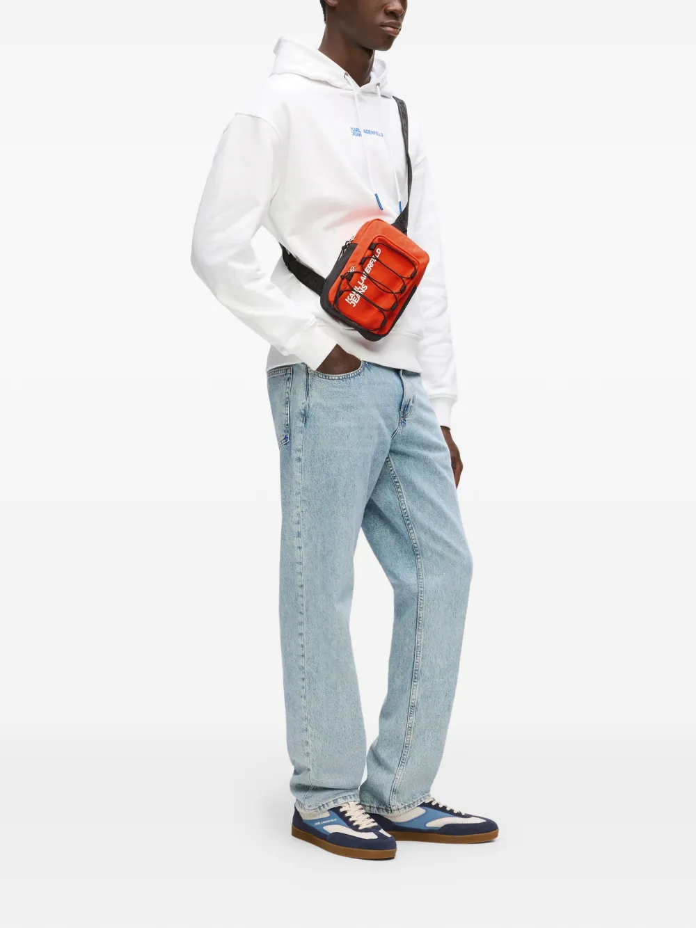 Karl Lagerfeld Jeans Sling herenshopper Oranje
