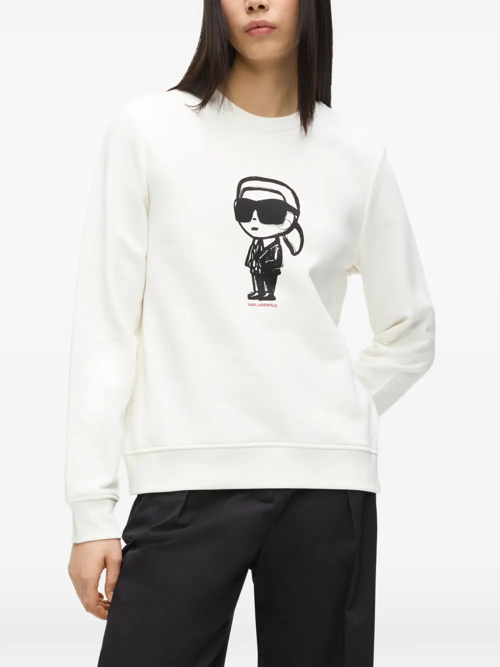  Karl Lagerfeld Sudadera Ikon - Blanco 