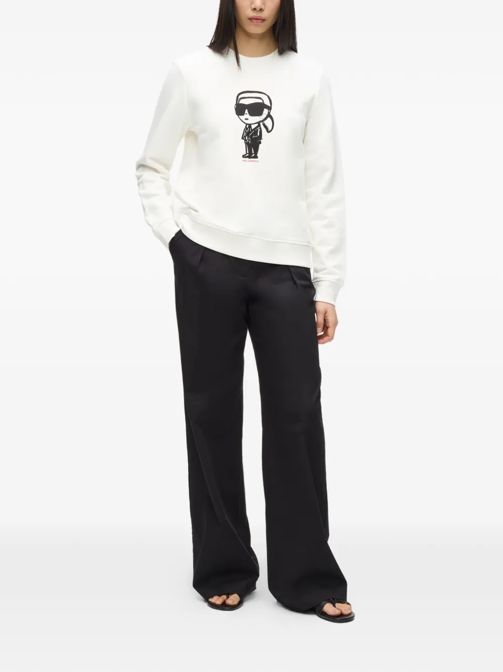  Karl Lagerfeld Sudadera Ikon - Blanco 