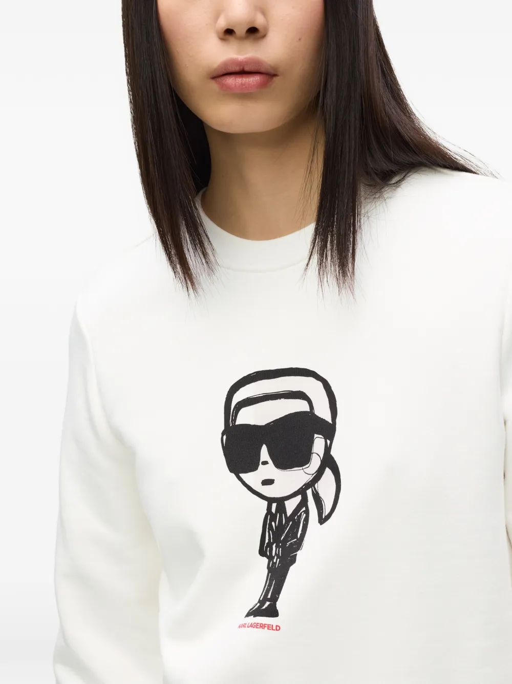 Karl Lagerfeld Ikon sweater Wit