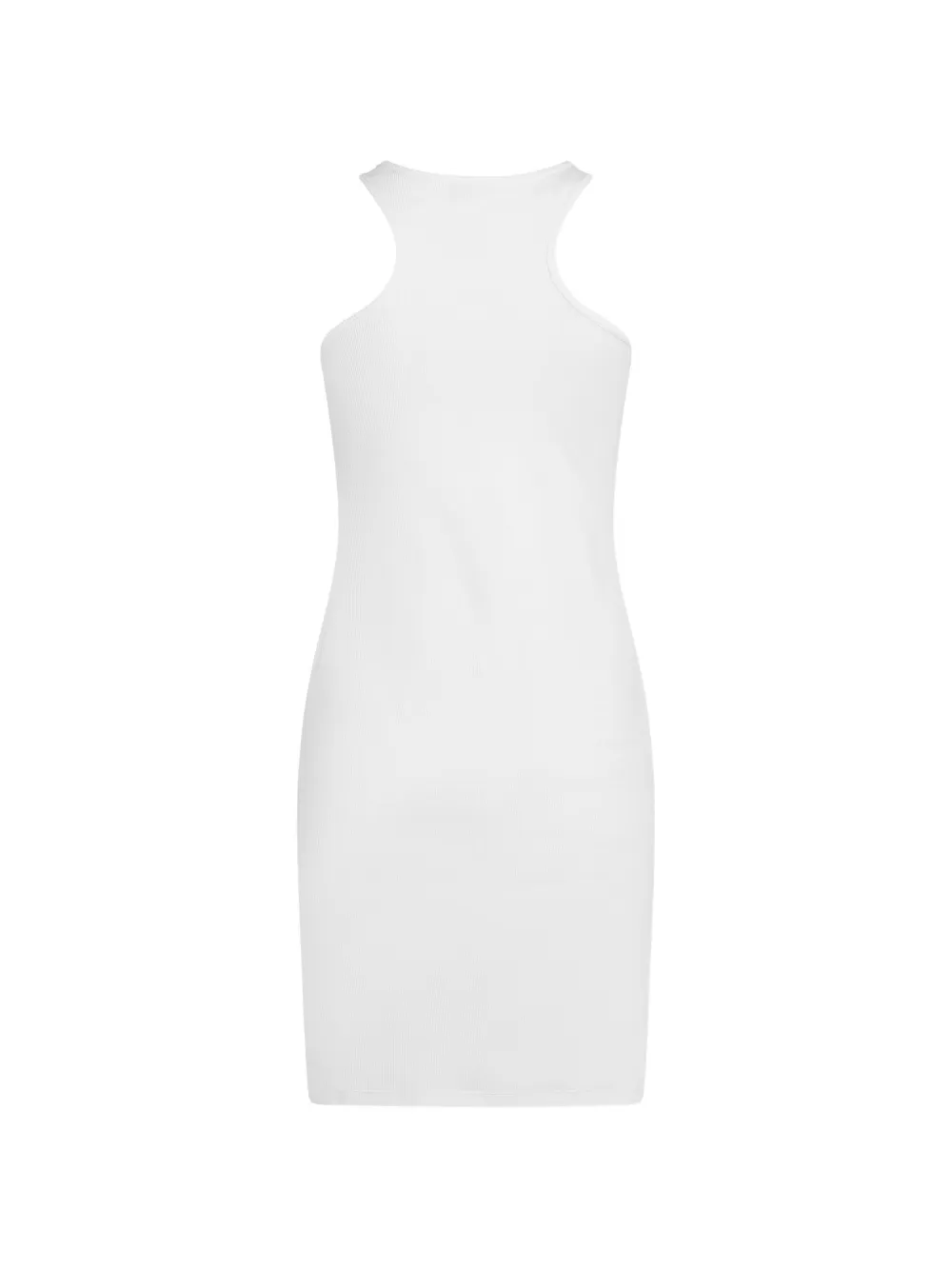 Ribbed Logo Mini Dress