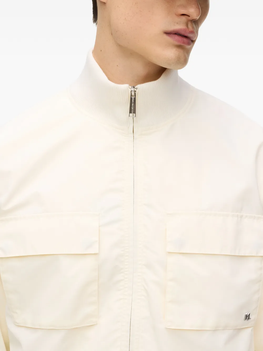 Karl Lagerfeld Vacances jack met geribbelde kraag Beige