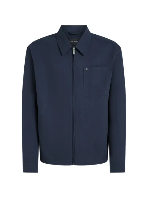 Karl Lagerfeld pocket linen jacket