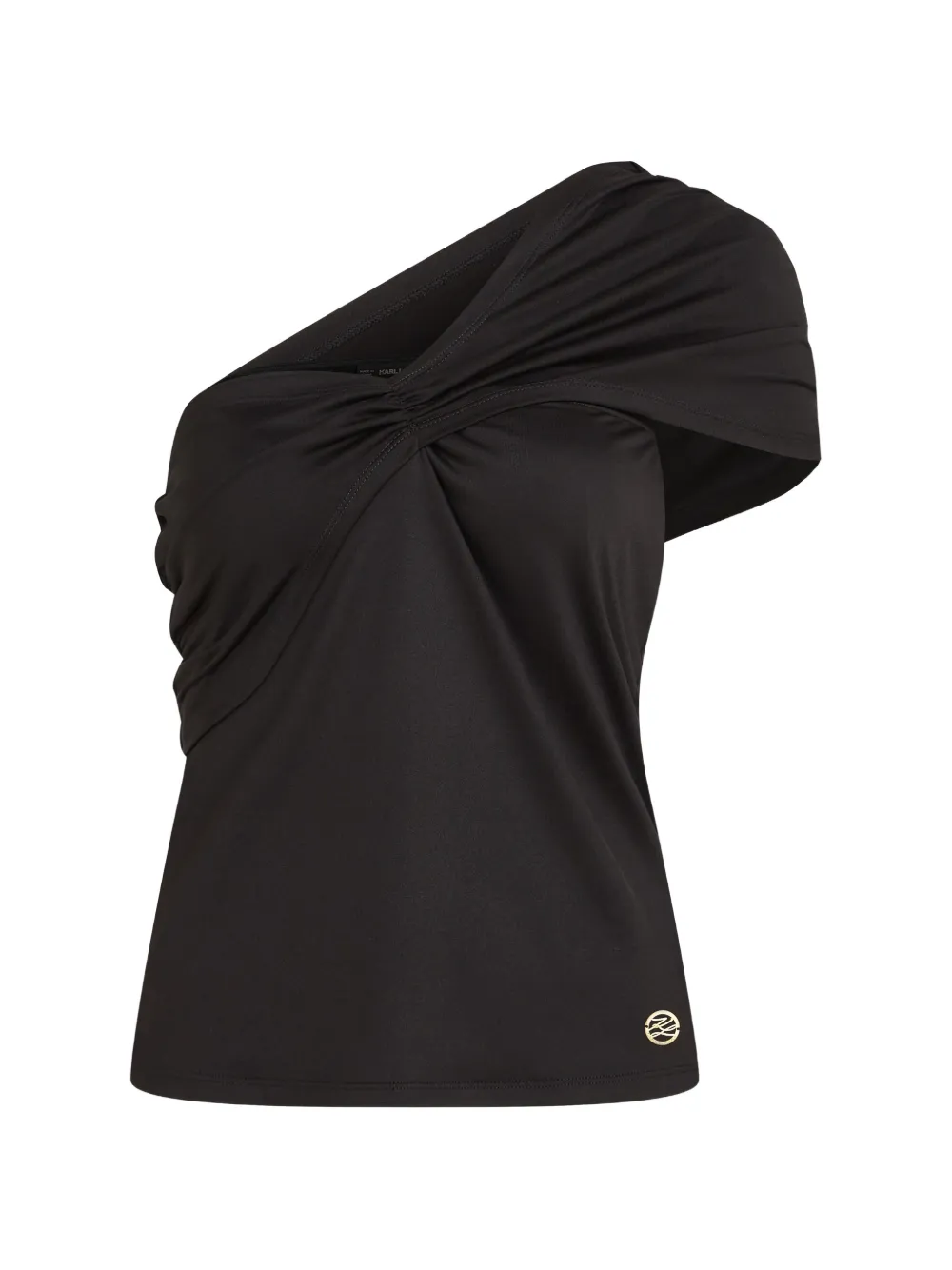 Karl Lagerfeld Top monospalla - Nero