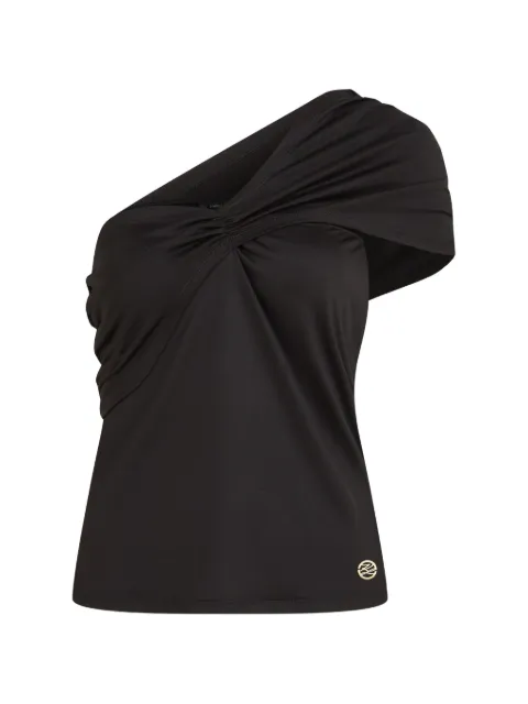 Karl Lagerfeld one-shoulder draped top