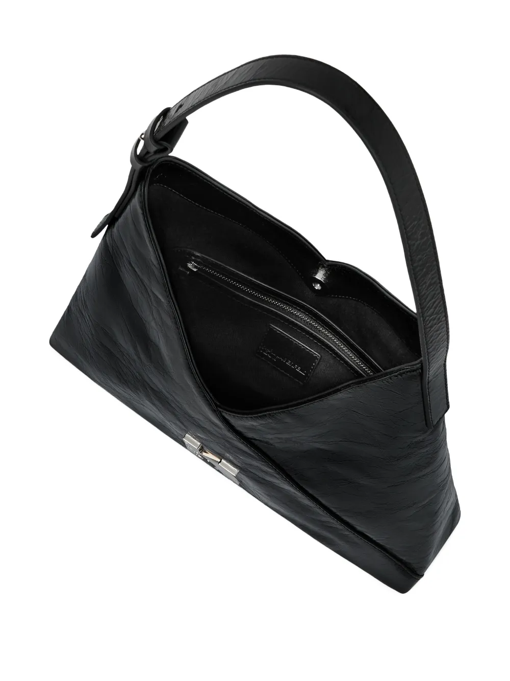 Small Geo Leather Tote Bag