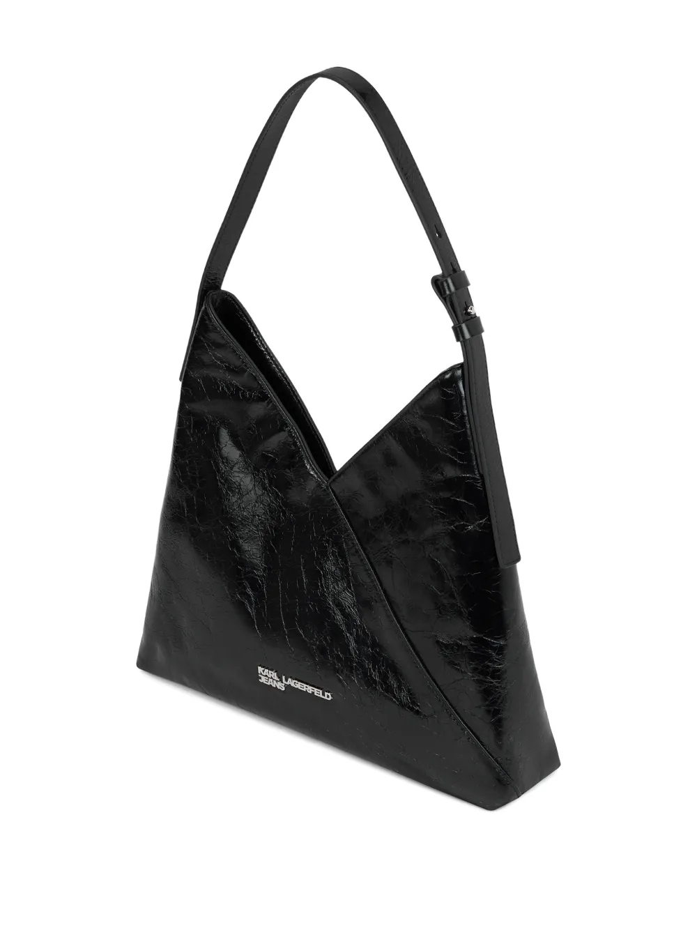 Karl Lagerfeld Jeans Borsa tote Geo piccola in pelle - Nero