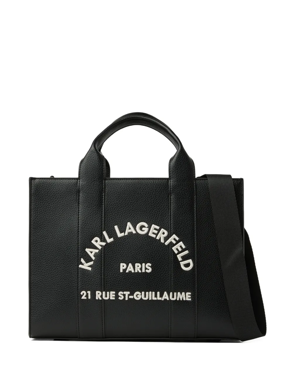 Karl Lagerfeld Borsa tote Rue St-Guillaume media - Nero