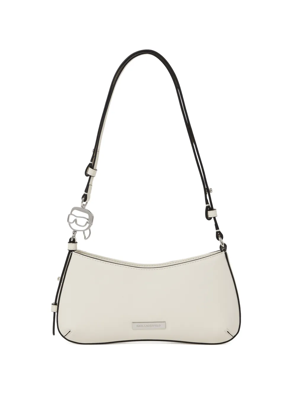 Karl Lagerfeld Borsa a spalla Le Bal mini con placca logo - Toni neutri